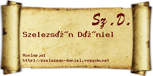 Szelezsán Dániel névjegykártya