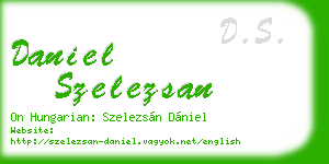 daniel szelezsan business card